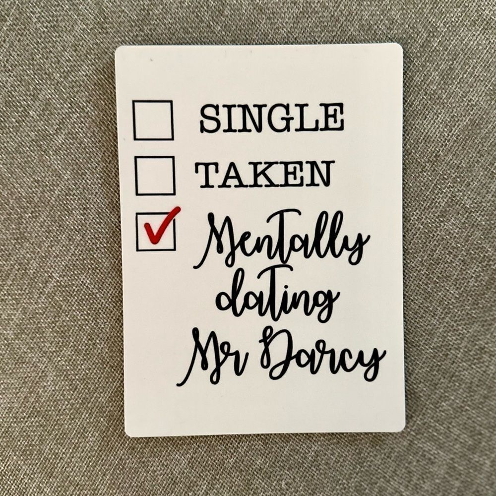 Pride & Prejudice Darcy Magnet